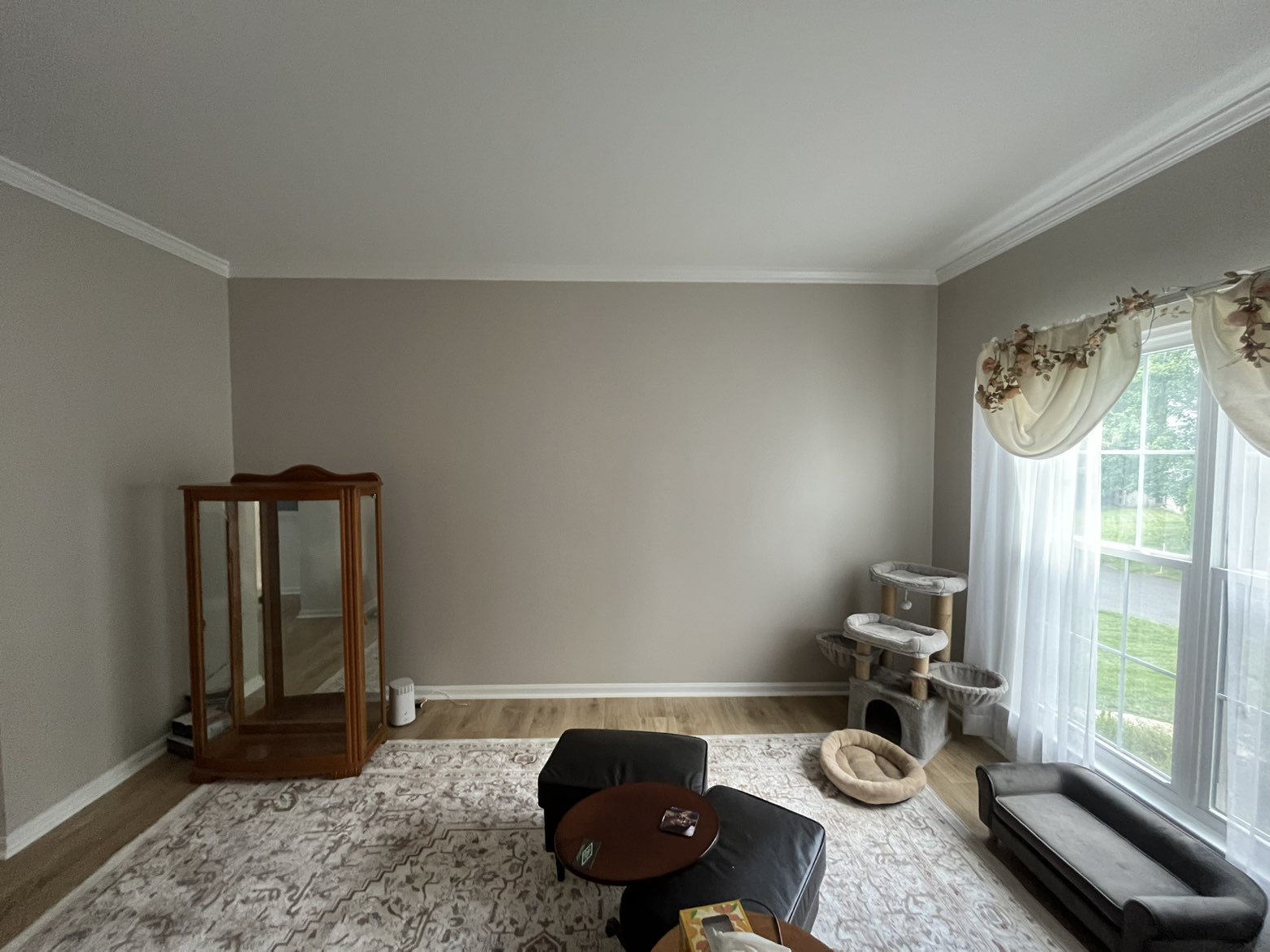 Living room repaint — after