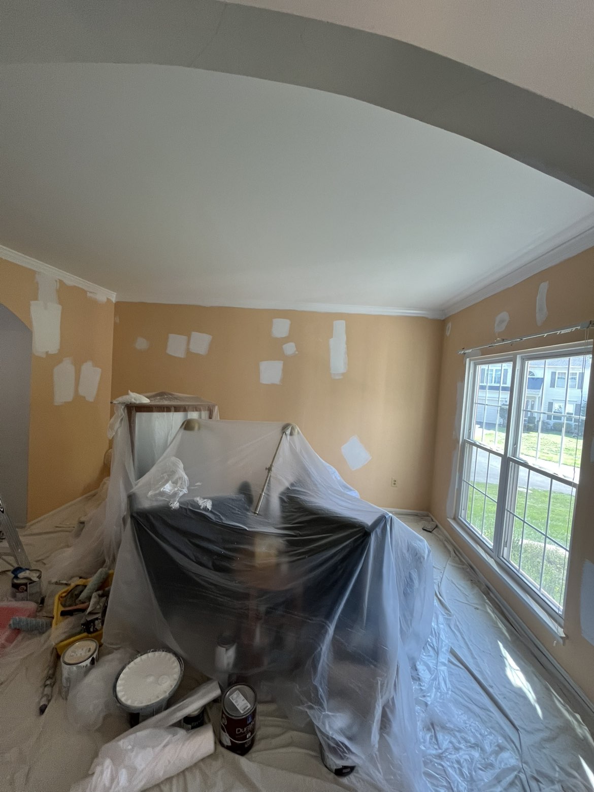 Living room repaint — before